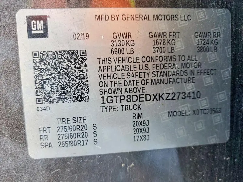 2019 GMC SIERRA C1500 SLT  