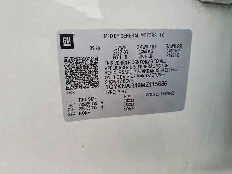 2021 CADILLAC XT5 LUXURY  