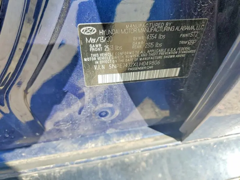 2020 HYUNDAI SONATA SEL PLUS  