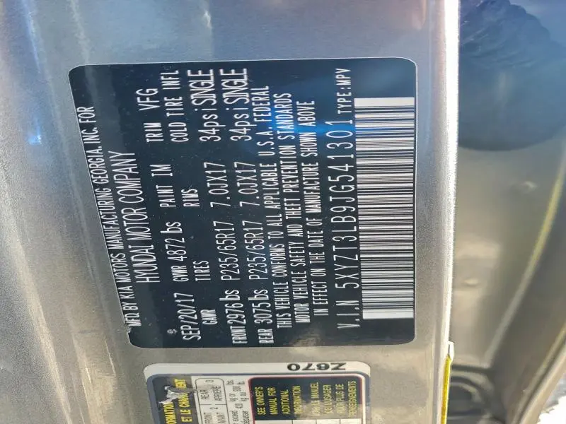 2018 HYUNDAI SANTA FE SPORT   