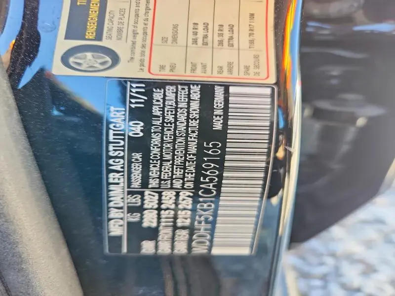 2012 MERCEDES-BENZ E 350  