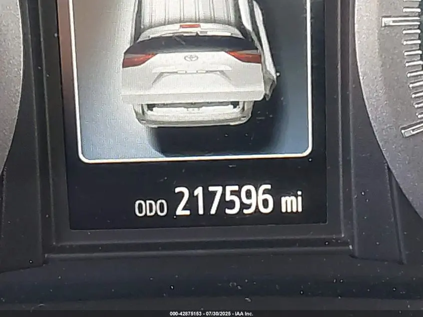 2016 TOYOTA SIENNA XLE 7 PASSENGER