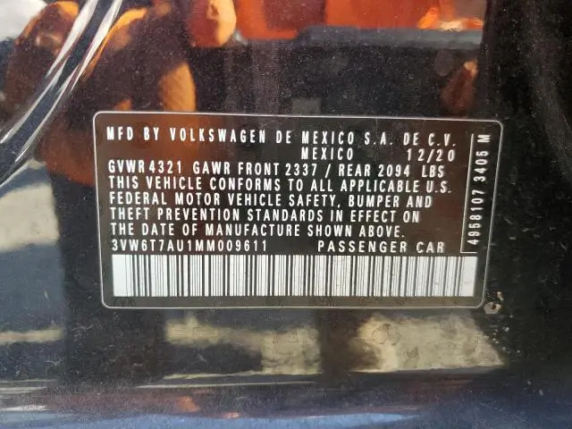 2021 VOLKSWAGEN GTI S  