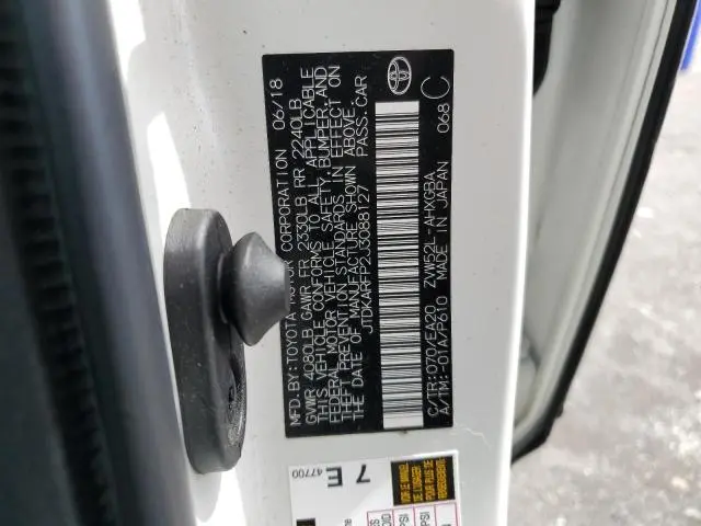 2018 TOYOTA PRIUS PRIME   