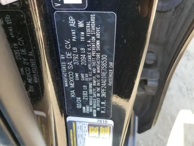 2024 KIA FORTE LX  