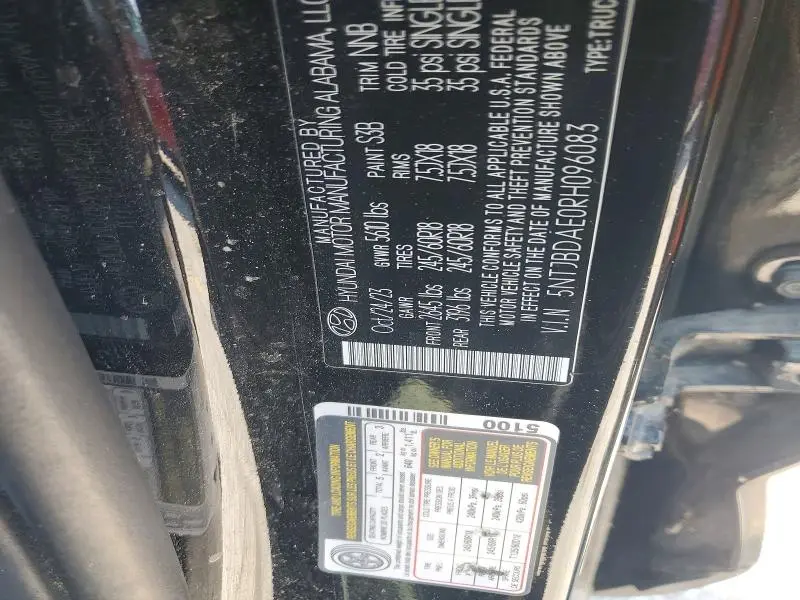 2024 HYUNDAI SANTA CRUZ SEL  