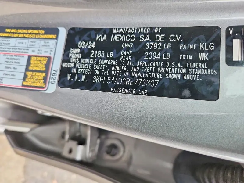 2024 KIA FORTE GT-LINE  