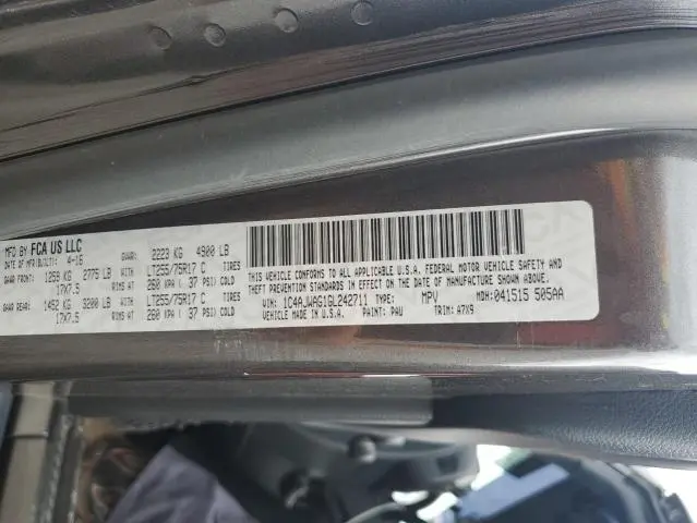 2016 JEEP WRANGLER SPORT  