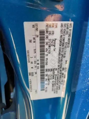 2012 FORD FOCUS SEL  