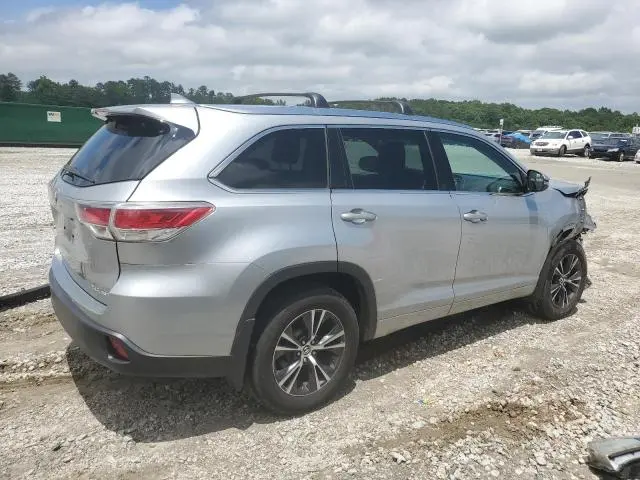2016 TOYOTA HIGHLANDER XLE  