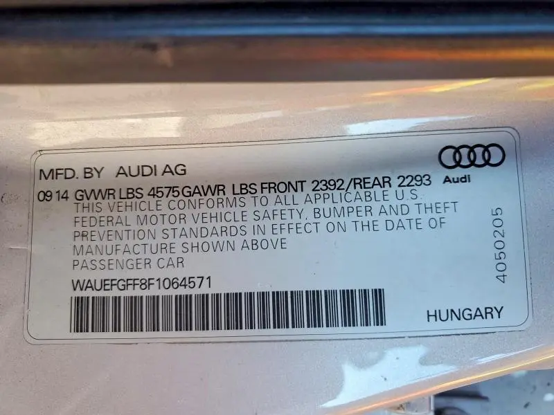 2015 AUDI A3 PREMIUM PLUS  