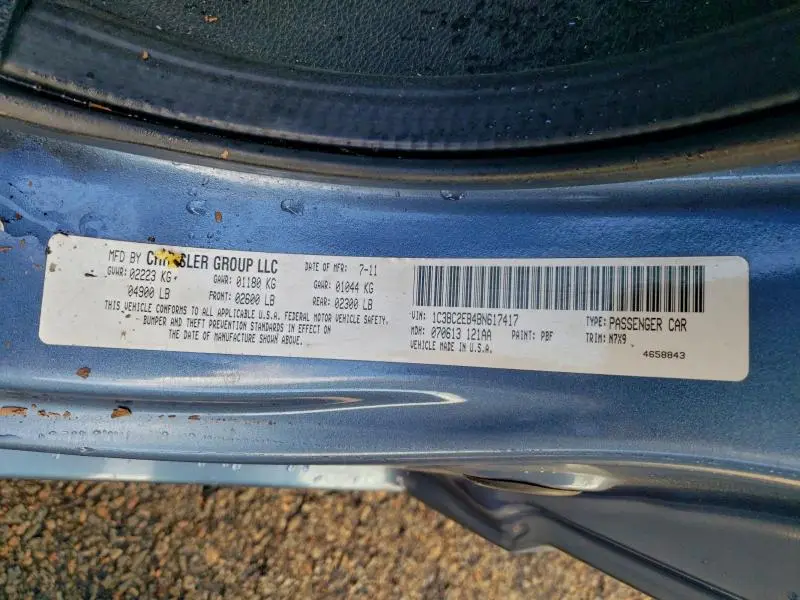 2011 CHRYSLER 200 TOURING  