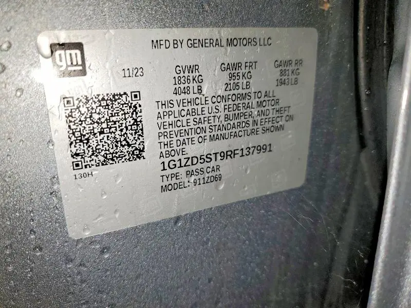 2024 CHEVROLET MALIBU LT  