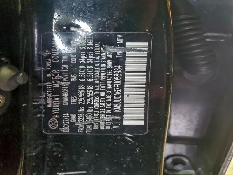 2015 HYUNDAI TUCSON LIMITED  