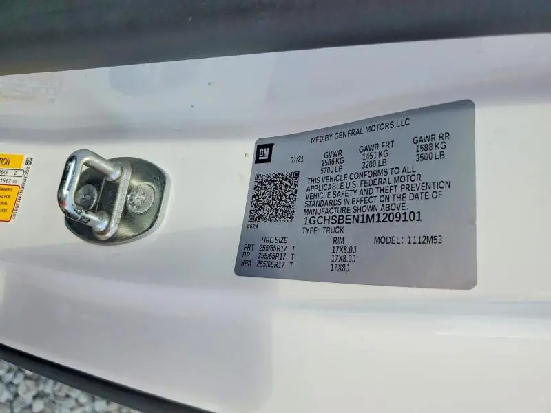 2021 CHEVROLET COLORADO   
