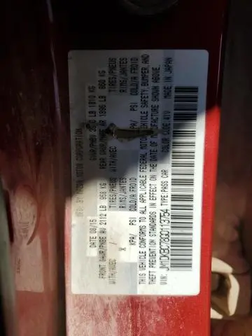 2016 MAZDA CX-3 TOURING  