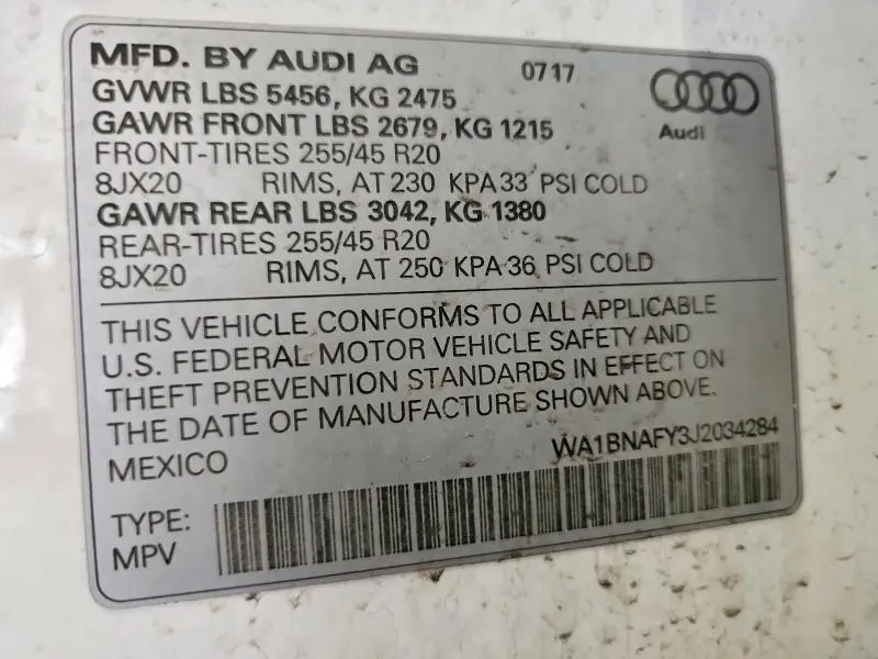 2018 AUDI Q5 PREMIUM PLUS  