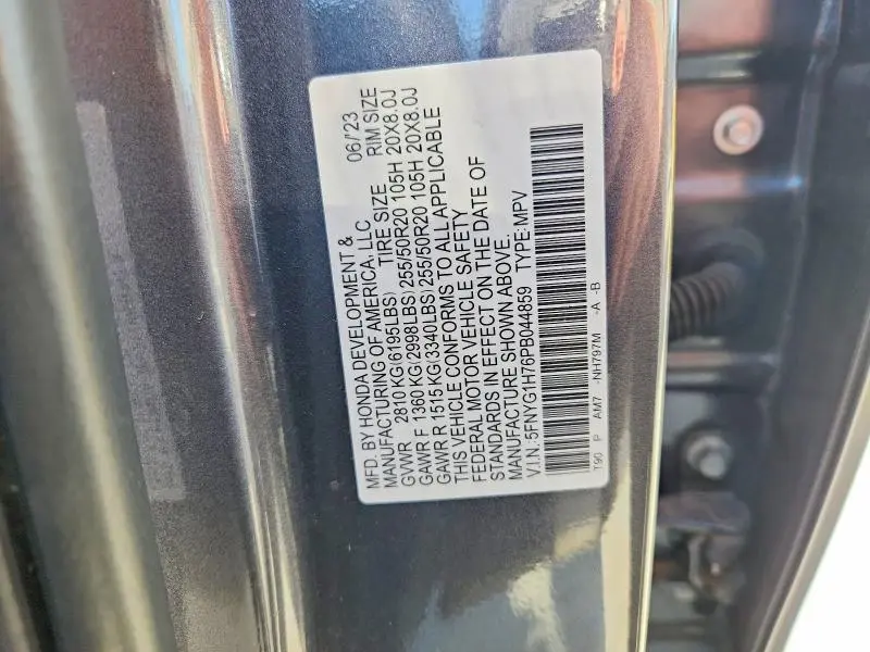 2023 HONDA PILOT TOURING  