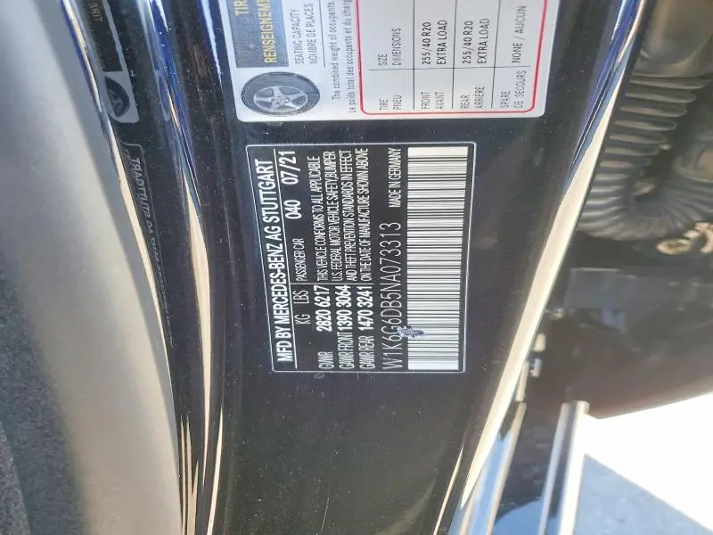 2022 MERCEDES-BENZ S 500 4MATIC  