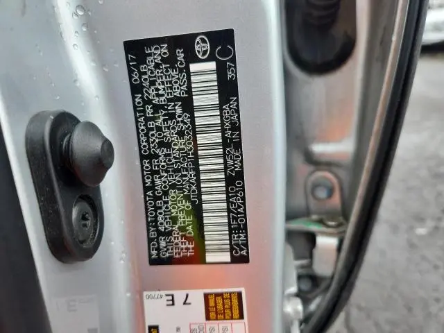 2017 TOYOTA PRIUS PRIME   