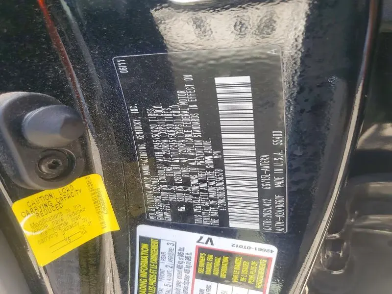 2011 TOYOTA VENZA AWD V6  