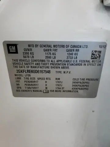 2013 GMC TERRAIN SLE  
