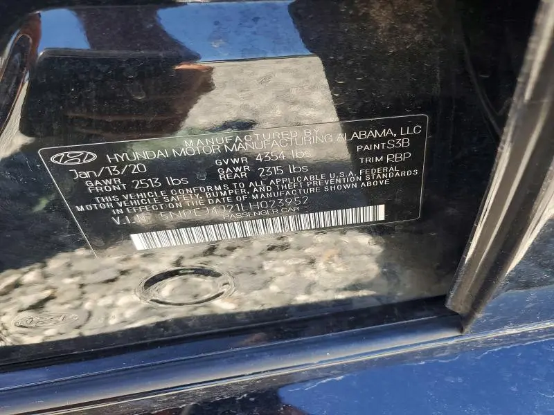 2020 HYUNDAI SONATA SEL PLUS  