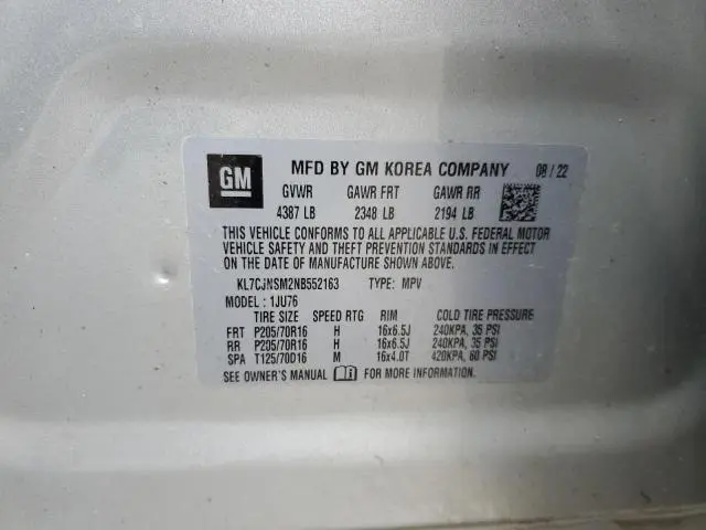 2022 CHEVROLET TRAX LS  