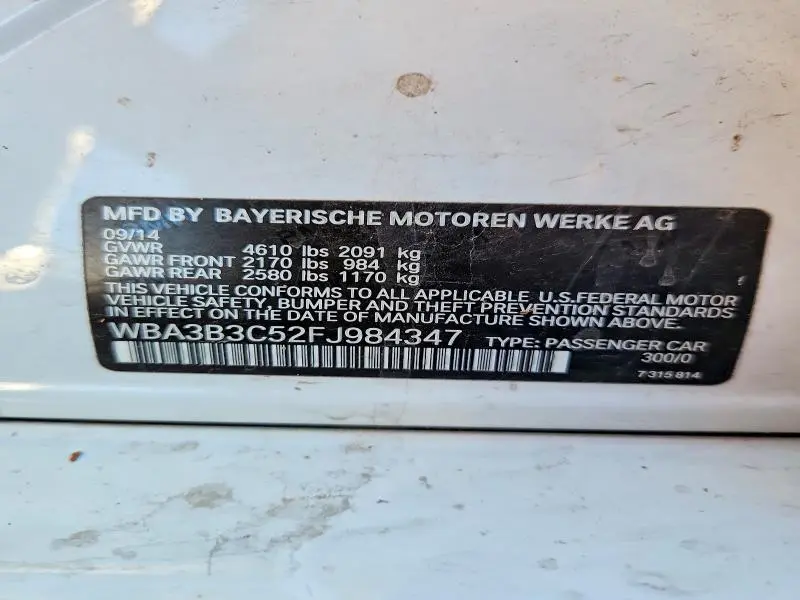 2015 BMW 328 XI  
