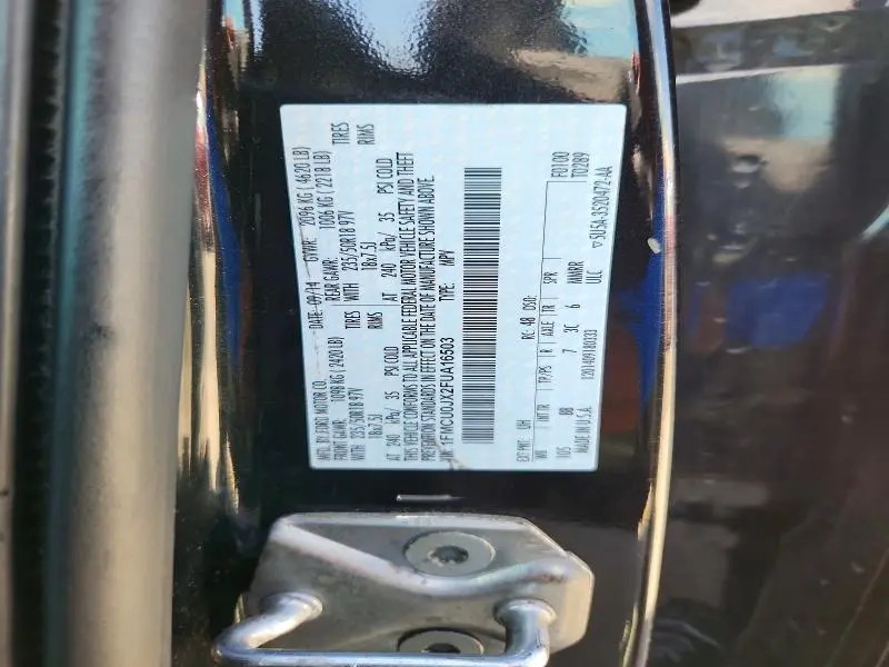 2015 FORD ESCAPE TITANIUM  