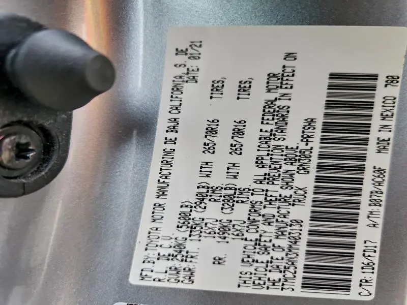 2021 TOYOTA TACOMA DOUBLE CAB  