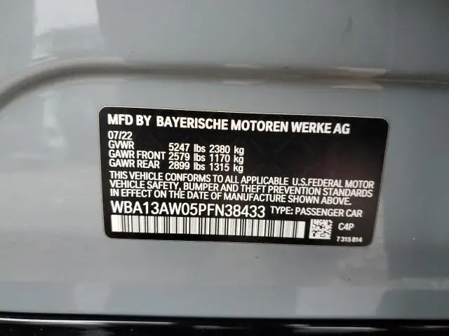 2023 BMW M440XI GRAN COUPE  