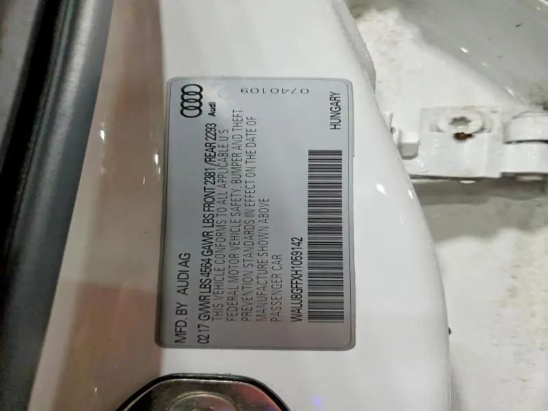 2017 AUDI A3 PREMIUM PLUS  