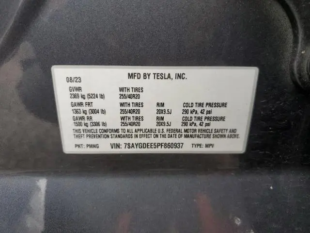 2023 TESLA MODEL Y   