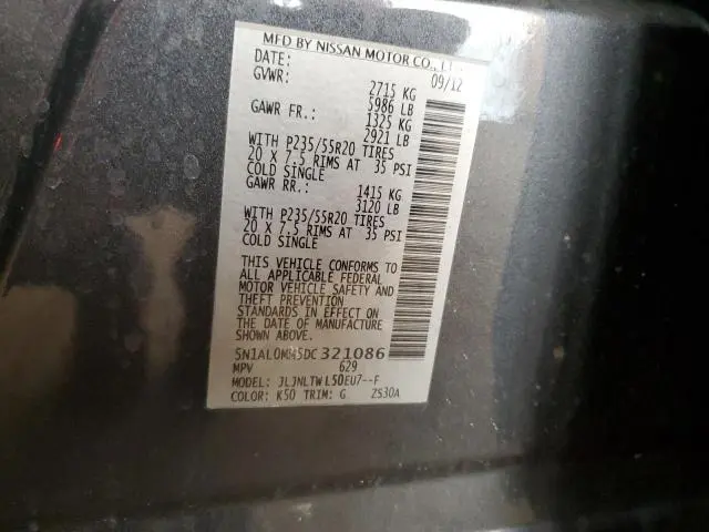 2013 INFINITI JX35 BASE  