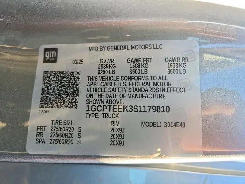 2025 CHEVROLET COLORADO TRAIL BOSS  