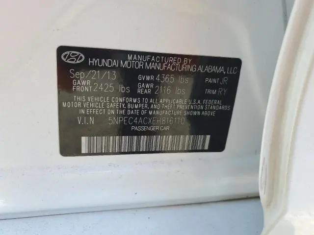 2014 HYUNDAI SONATA SE  