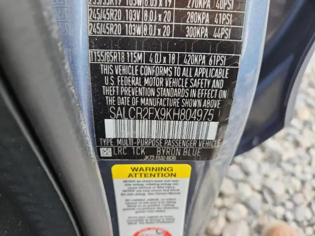 2019 LAND ROVER DISCOVERY SPORT HSE  