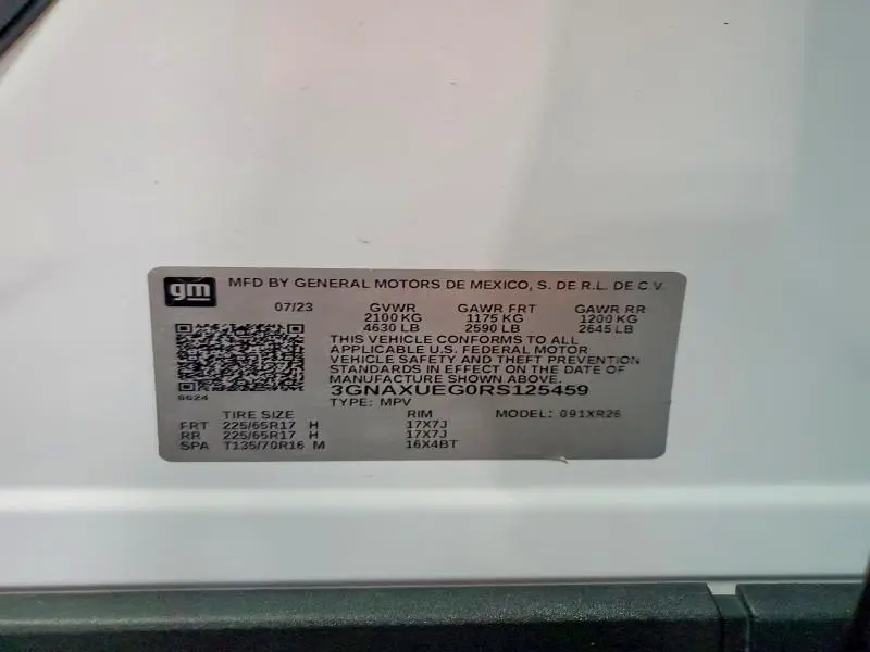 2024 CHEVROLET EQUINOX LT  