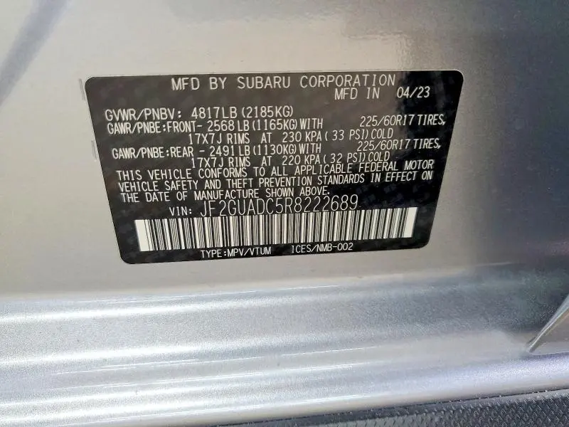 2024 SUBARU CROSSTREK PREMIUM  