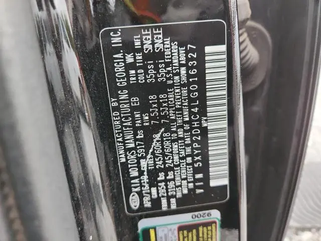 2020 KIA TELLURIDE LX  