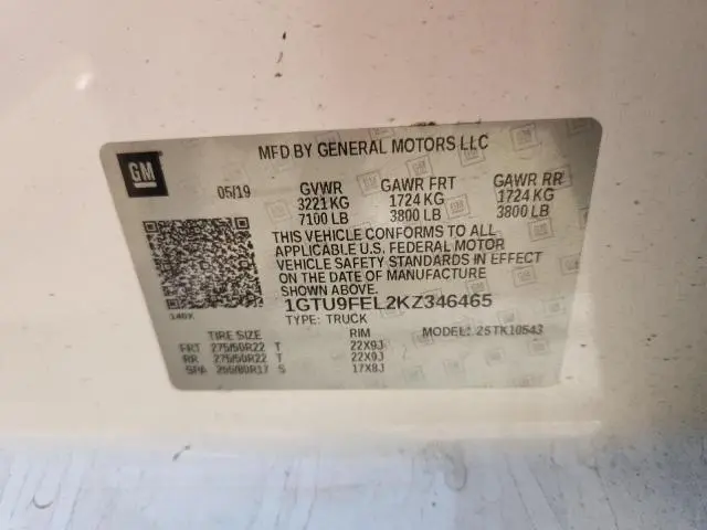 2019 GMC SIERRA K1500 DENALI  