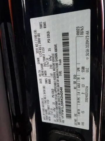 2024 FORD F150 XL  