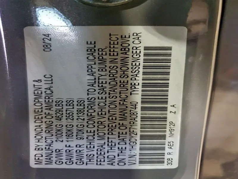 2024 HONDA ACCORD HYBRID SPORT-L  