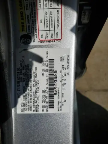 2012 FORD FUSION SEL  