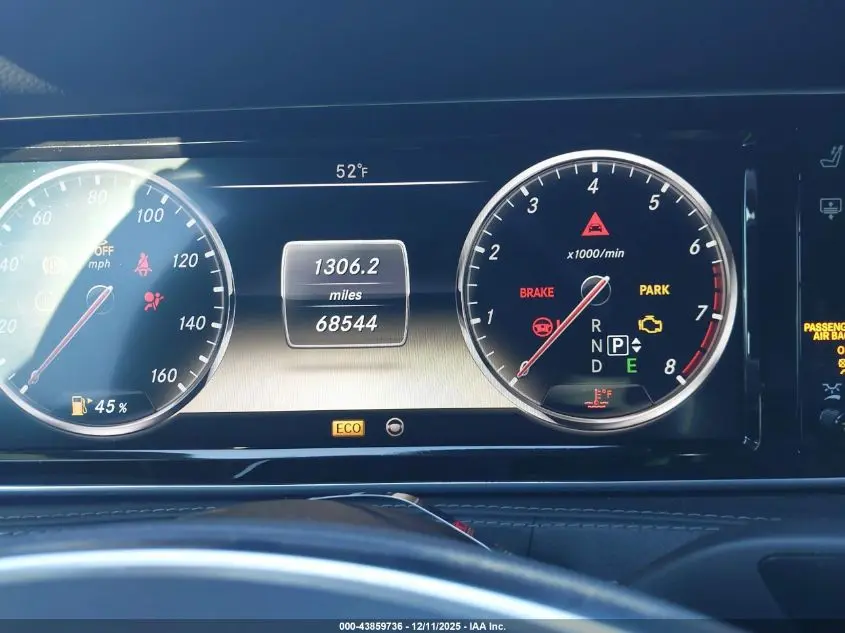 2014 MERCEDES-BENZ S 550  