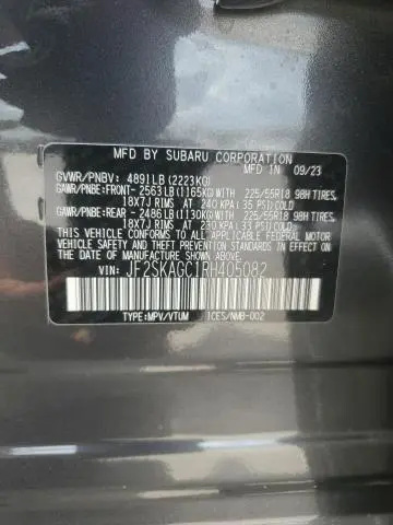 2024 SUBARU FORESTER SPORT