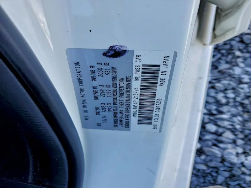 2015 MAZDA 6 GRAND TOURING  