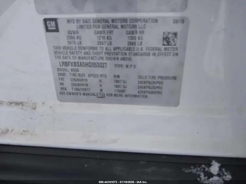 2017 BUICK ENVISION ESSENCE