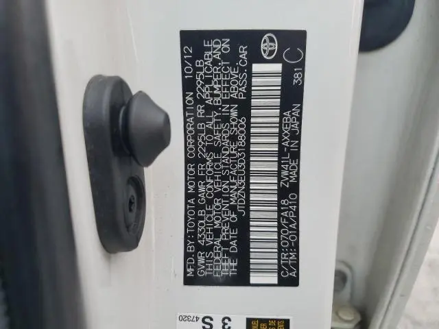 2013 TOYOTA PRIUS V   
